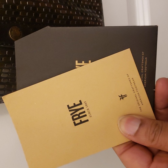 Frye Melissa Mini Shopper Leather Crossbody Adjustable Studs Black Gold - Picture 14 of 17